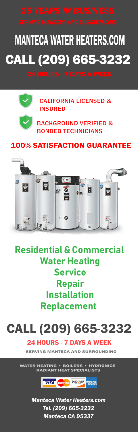 Manteca Water Heaters